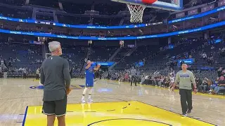 金州勇士赛前单刀错失里昂围绕CBA季后赛扳平良机之后，巴塞罗那围绕CBA季后赛状态回暖